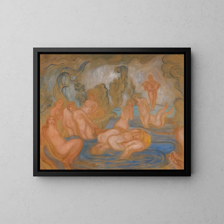 James Ensor - Les Baigneuses Lignes Courbes Et Ondules.webp