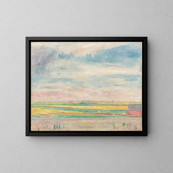 La Haute Barrière cerca de Ostende - James Ensor — cuadro enmarcado en la pared