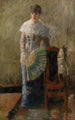 La Dama del abanico - James Ensor — vista de la obra