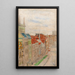 Vista de la Van Iseghemlaan - James Ensor — cuadro enmarcado en la pared