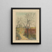 Pathway in Groenendaal - James Ensor — framed artwork on a wall