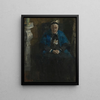 James Ensor - Woman with Blue Shawl.webp