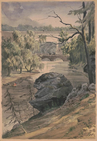 James Fuller Queen - Bridges over Wissahickon Creek near Schuylkill.webp