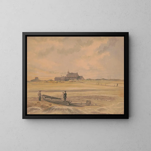 Hôtel Holtzken en Brigantine Beach - James Fuller Queen — cuadro enmarcado en la pared