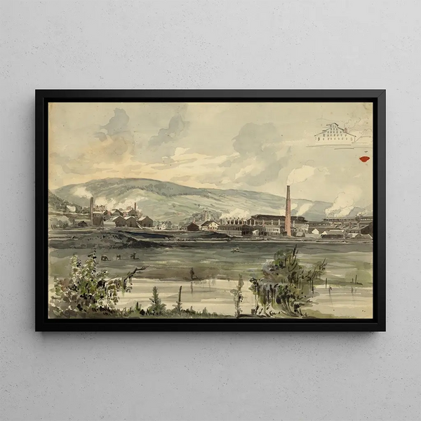 James Fuller Queen - River view with factory.webp