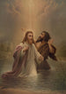 El bautismo de Cristo - James Fuller Queen — vista de la obra