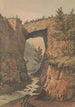 El puente natural condado de Rockbridge Va según un boceto del Mayor Ths H Williamson - James Fuller Queen — vista de la obra