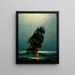 Navire dans la nuit - James Gale Tyler — cuadro enmarcado en la pared