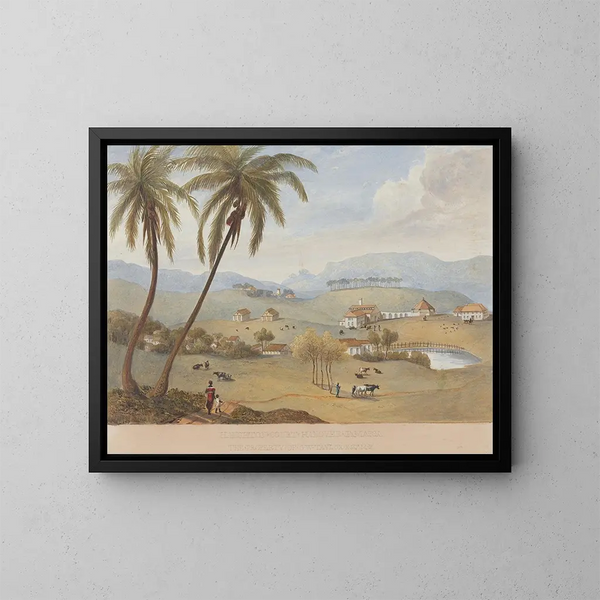 Haughton Court, Hanover, Jamaica - James Hakewill — framed artwork on a wall