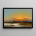 Paisaje Marino al Atardecer - James Hamilton — cuadro enmarcado en la pared