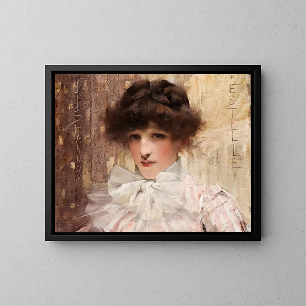Estelle - James Jebusa Shannon — framed artwork on a wall