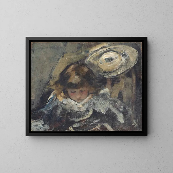 At Rest - James Jebusa Shannon — framed artwork on a wall