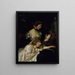 Madre e hija Lady Shannon y Kitty - James Jebusa Shannon — cuadro enmarcado en la pared
