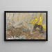 Nu sobre una piel de tigre - James Jebusa Shannon — cuadro enmarcado en la pared