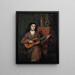 Portrait painting of Florence Shannon, the artist's wife - James Jebusa Shannon — framed artwork on a wall