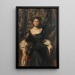 Retrato de la Srta. Aline Henderson Mme JT Wigan - James Jebusa Shannon — cuadro enmarcado en la pared