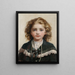 Retrato de un joven niño con traje de marinero - James Jebusa Shannon — cuadro enmarcado en la pared