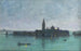 San Giorgio Maggiore desde la laguna a la luz de la luna, Venecia - James Jebusa Shannon — vista de la obra