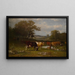 the shifting shadow - James McDougal Hart — framed artwork on a wall