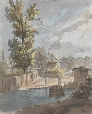 James Miller - Floating Barrel in a Stream.webp