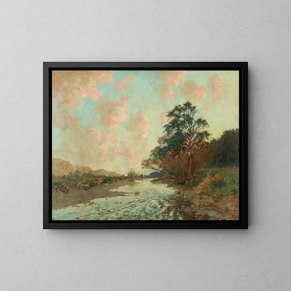 Rivière Hutt - James Nairn — framed artwork on a wall