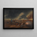 The Battle of Princeton - James Peale — framed artwork on a wall