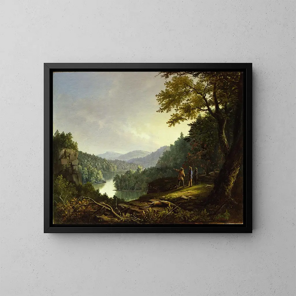 Paisaje de Kentucky - James Pierce Barton — cuadro enmarcado en la pared