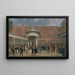 Epsom Races Settlement Day at Tattersalls - James Pollard — framed artwork on a wall