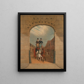 James Pollard - Schooling a Pair in a Brake at Lucass Yard Clerkenwell.webp