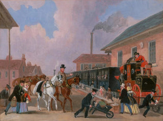 James Pollard - The LouthLondon Royal Mail Travelling by Train from Peterborough East Northamptonshire.webp