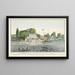 Vista del hotel Hurlgate Ferry de JM Dunlap - James S Baillie — cuadro enmarcado en la pared