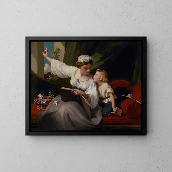 The Fairy Tale - James Sant — framed artwork on a wall