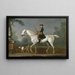 Sir Roger Burgoyne chevaucant Badger - James Seymour — cuadro enmarcado en la pared