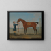 L'Enfant volant du duc de Devonshire - James Seymour — framed artwork on a wall