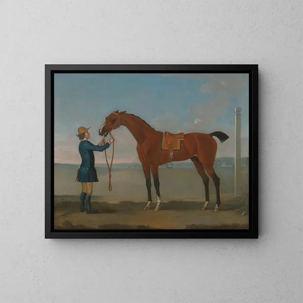 L'Enfant volador del duque de Devonshire - James Seymour — cuadro enmarcado en la pared
