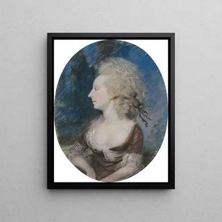 James Sharples - Portrait of Mrs Fitzherbert Wife of George IV.webp