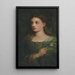 Flore - James Smetham — cuadro enmarcado en la pared