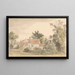 Cottages et arbres avec une clôture - James Stark — cuadro enmarcado en la pared