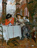 A Luncheon Un Déjeuner - James Tissot — artwork view