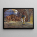 Daniel en la fosa de los leones - James Tissot — cuadro enmarcado en la pared