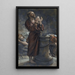 Good Friday morning Jesus in prison - James Tissot — framed artwork on a wall