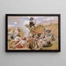 Joseph Reveals His Dream to His Brothers - James Tissot — framed artwork on a wall