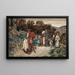 La partida del prometido - James Tissot — cuadro enmarcado en la pared
