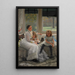 Retrato de la Sra. Catherine Smith Gill y de dos de sus hijos - James Tissot — cuadro enmarcado en la pared