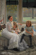 Retrato de la Sra. Catherine Smith Gill y de dos de sus hijos - James Tissot — vista de la obra