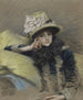 Retrato de una joven mujer - James Tissot — vista de la obra