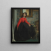retrato de Mlle L. L. - James Tissot — cuadro enmarcado en la pared