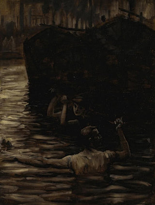 James Tissot - Rene and Reverchon Swimming in the Seine.webp