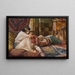 Samson revela su secreto a Dalila - James Tissot — cuadro enmarcado en la pared