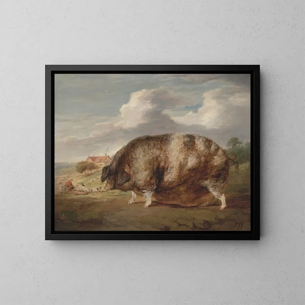 Point de Gloucestershire - James Ward — cuadro enmarcado en la pared